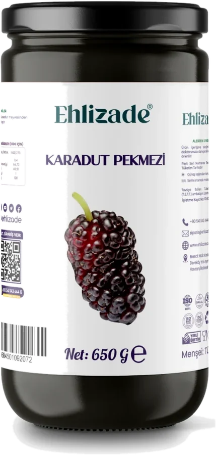 Ehli̇zade Karadut Pekmezi̇ 650 Gr