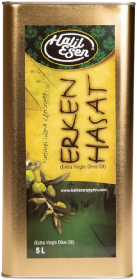 Naturel Sızma Erken Hasat Zeytinyağı, 5 L, teneke