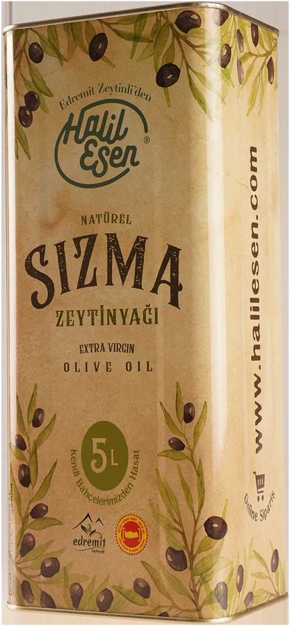 Naturel Sızma Zeytinyağı, 5 L, teneke
