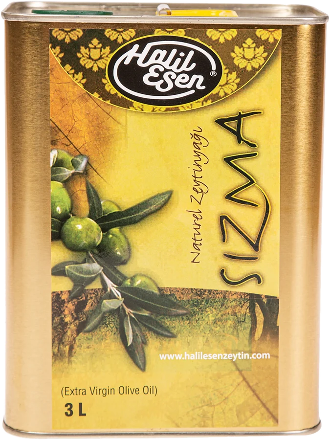 Naturel Sızma Zeytinyağı, 3 L, teneke